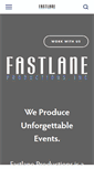 Mobile Screenshot of fastlaneproductions.com